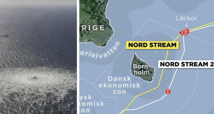 TT, Gasläckorna på Nord Stream